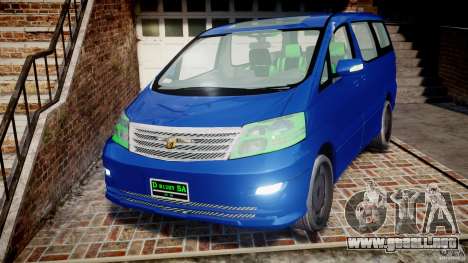Toyota Alphard 2007 para GTA 4