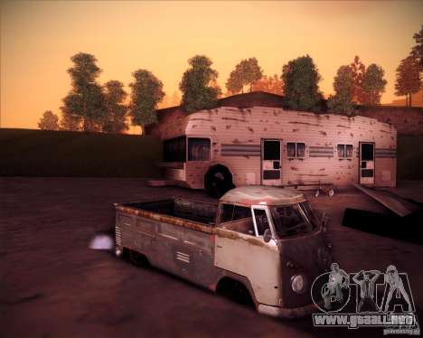 Volkswagen Transporter T1 rat pickup para GTA San Andreas