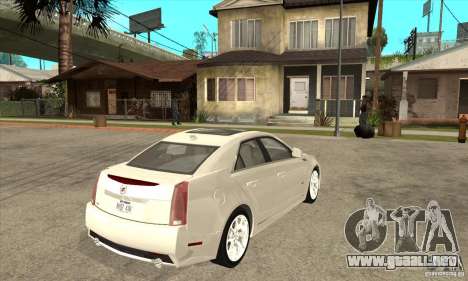 Cadillac CTS-V 2009 v2.0 para GTA San Andreas