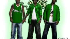 Grove St. skinpack para GTA San Andreas