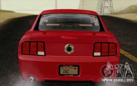 Ford Mustang GT 2005 para GTA San Andreas