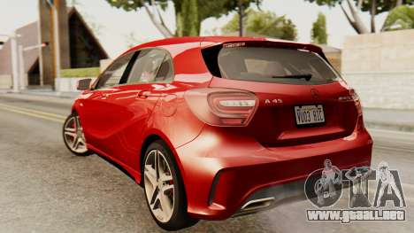 Mercedes-Benz A45 AMG 2012 para GTA San Andreas