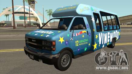 Brute Tour Bus GTA V IVF para GTA San Andreas