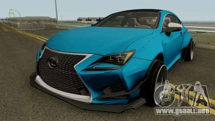 Lexus RC-F para GTA San Andreas