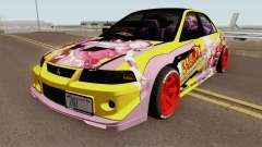Mitsubishi Lancer Evolution VI GSR 1999 HQ para GTA San Andreas