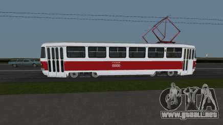 Tranvía Tatra T3SU Formación para GTA San Andreas