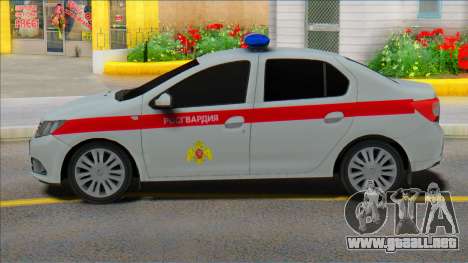 Renault Logan 2016 Guardia Rusa para GTA San Andreas