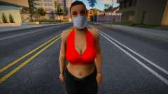 Sfypro en una máscara protectora para GTA San Andreas