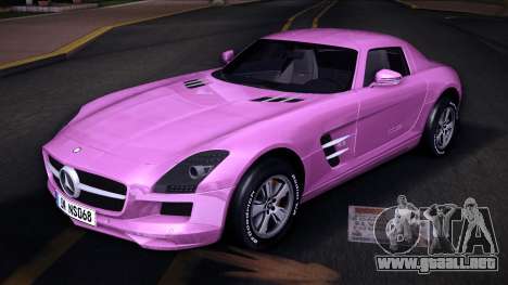 Mercedes-Benz SLS AMG (DE Plate) para GTA Vice City