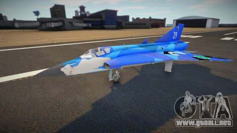 J35D Draken (Blue Splinter) para GTA San Andreas